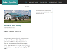 Tablet Screenshot of cokatotownship.com